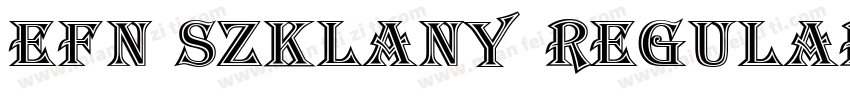 EFN Szklany Regular字体转换